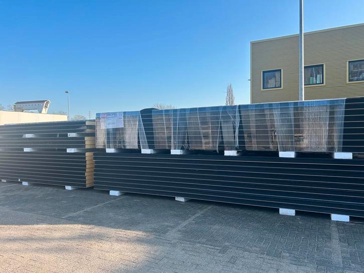 Rest partij Wand blind 120mm Ral 9005, Doe-het-zelf en Verbouw, Platen en Panelen, Nieuw, 100 mm of meer, Overige materialen