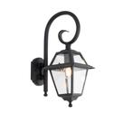 Klassieke buiten wandlantaarn zwart IP44 - Berta, Nieuw, 50 tot 250 watt