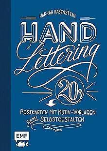 Handlettering: 20 Postkarten mit Motiv-Vorlagen zum...  Book, Boeken, Taal | Duits, Zo goed als nieuw, Verzenden