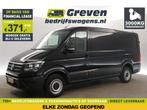 Volkswagen Crafter 2.0 TDI L3H2 140PK 3000KG Trekgew. €371pm, Volkswagen, Zwart, Nieuw, Te koop