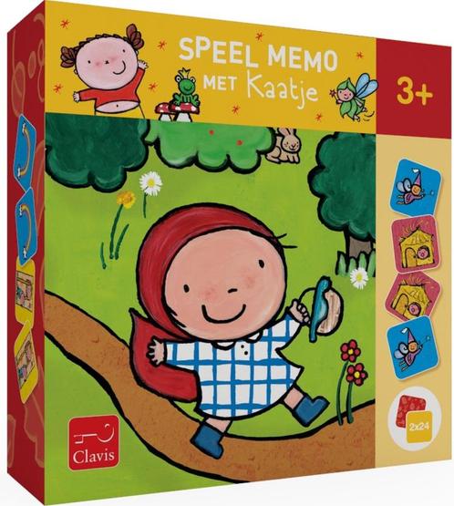 Clavis - Speel met Kaatje Dag Roodkapje Memo | Clavis -, Hobby en Vrije tijd, Gezelschapsspellen | Kaartspellen, Nieuw, Verzenden