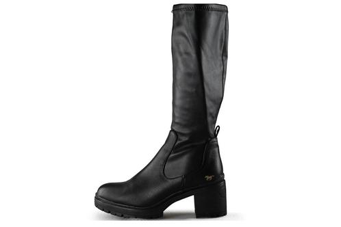 Mustang Laarzen in maat 41 Zwart | 10% extra korting, Kleding | Dames, Schoenen, Zwart, Zo goed als nieuw, Hoge laarzen, Verzenden