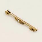 Broche - 18 karaat Geel goud - Parel