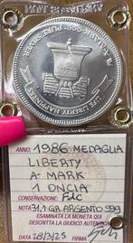 Verenigde Staten. Medaglia Liberty A-Mark anno: 1986 , 1 Oz, Postzegels en Munten, Munten | Europa | Niet-Euromunten
