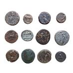 Griekenland (oud), Romeinse Rijk (Provinciaal) Lot of 12 Æ, Postzegels en Munten, Munten | Europa | Niet-Euromunten