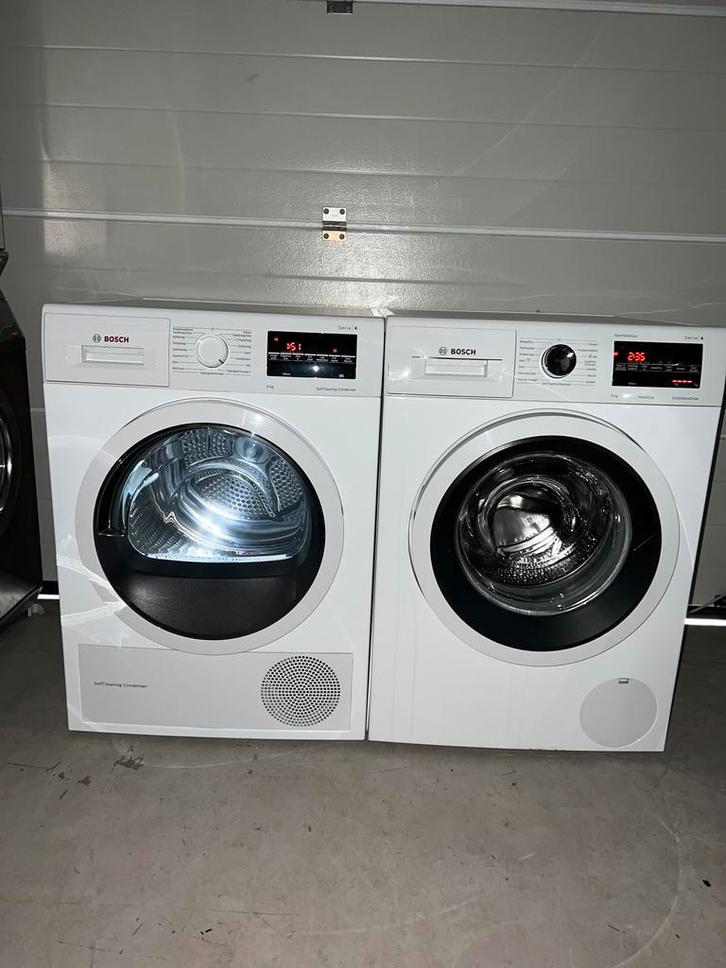 Gave Bosch 8KG Wasmachine Bosch 8KG Warmtepompdroger!, Witgoed en Apparatuur, Wasmachines, Minder dan 85 cm, 1200 tot 1600 toeren