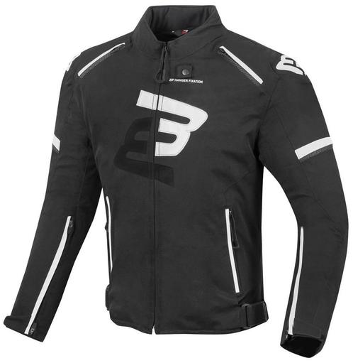 Bogotto Sparrow Waterproof Black White Textile Motorcycle, Motoren, Kleding | Motorkleding, Heren, Nieuw met kaartje, Jas | textiel