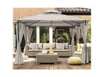 Veiling - Luxe prieel Vernazza + LED-verlichting   -Beige-, Tuin en Terras, Nieuw