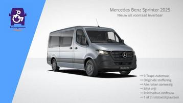 Nieuw! 2025 Mercedes Sprinter Rolstoelbus Automaat (Airco) beschikbaar voor biedingen