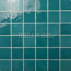 Wandtegel zellige rio azul bondi blauw glans 10x10