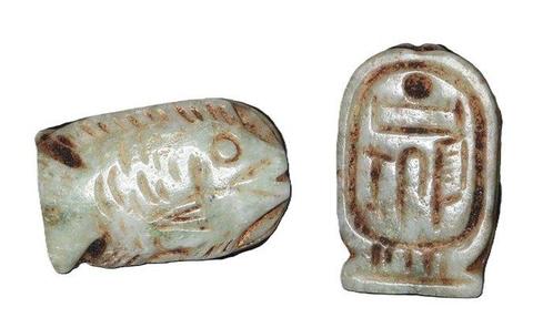 Egypte Stone Ancient Egyptian scarab Seal. c. 1750 - 1570, Postzegels en Munten, Munten | Europa | Niet-Euromunten