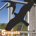 Vogels raamstickers set 5 stuks Zwart (395), Verzenden, Nieuw