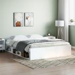 vidaXL Bedframe wit 140x190 cm, Huis en Inrichting, Slaapkamer | Bedden, Verzenden, Wit, Hout, Nieuw