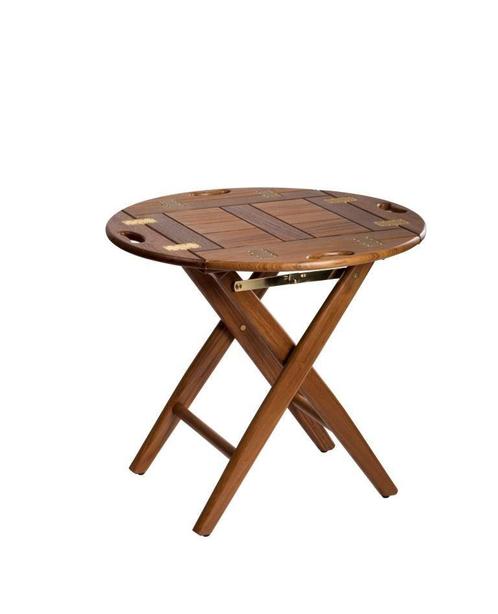 Butlertafel Teak Rond 60cm, Watersport en Boten, Bootonderdelen, Nieuw, Zeilboot of Motorboot, Ophalen of Verzenden