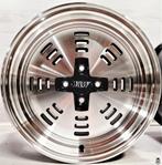 15 inch 4x100 YKW Wheels Y5206 - Full Silver Machined Velgen, Ophalen of Verzenden, Nieuw, 15 inch, Velg(en)