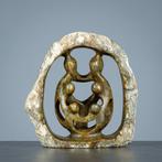 Beeld, Familiebeeld van zes personen - 130 mm - Serpetine