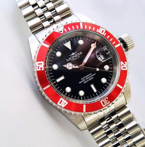 Mondia - Automatic - Red Sea Diver - Seiko Caliber 24 Jewels, Sieraden, Tassen en Uiterlijk, Horloges | Heren