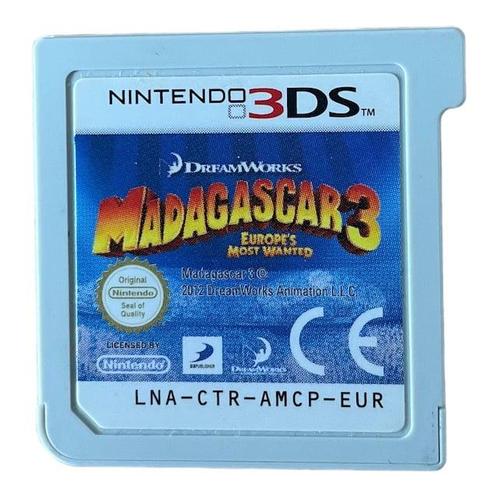 Madagascar 3 Europes Most Wanted - EUR (Losse Cassette), Spelcomputers en Games, Games | Nintendo 2DS en 3DS, Verzenden