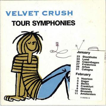 cd promo - Velvet Crush - Tour Symphonies (CARD)