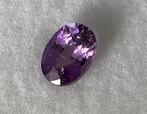 1 pcs Paars, Roze Saffier - 1.05 ct - Antwerp Laboratory for, Sieraden, Tassen en Uiterlijk, Edelstenen, Nieuw