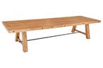 Massieve eettafel FINCA 400cm vintage bruin gerecycled, Huis en Inrichting, Tafels | Eettafels, Ophalen of Verzenden, Nieuw