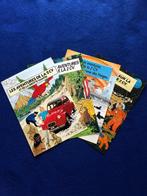 Tintin - Les Aventures de la 2 CV Hergé - 4 Plaquettes, Boeken, Nieuw