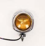 Koplamp | Vintage | Aluminium| Geel| 60s Style, Motoren, Verzenden, Nieuw