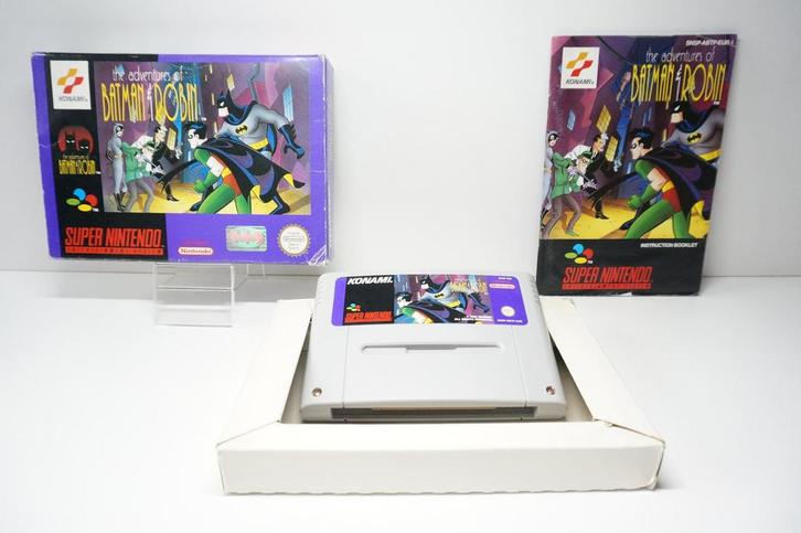 The Adventures of Batman & Robin SNSP-ABTP-EUR, Spelcomputers en Games, Games | Nintendo Super NES, Zo goed als nieuw, Ophalen of Verzenden