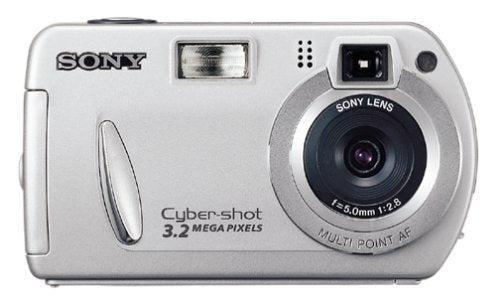 Sony DSC-P32 Digitale Compact Camera - Zilver, Audio, Tv en Foto, Fotocamera's Digitaal, Zo goed als nieuw, Verzenden