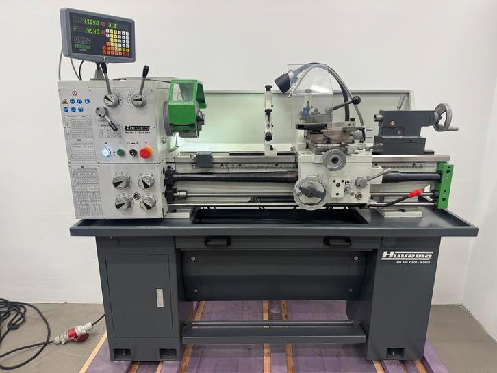 HUVEMA draaibank, Doe-het-zelf en Verbouw, Draaibanken, 500 tot 1000 mm, Metaaldraaibank, Zo goed als nieuw