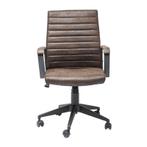 *WOONWINKEL* Kare Design Labora Vintage Bureaustoel Bruin, Verzenden, Nieuw