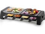 DOMO DO9190G Gourmetset - Raclette - Steengrill - 8 personen, Verzenden, Zo goed als nieuw