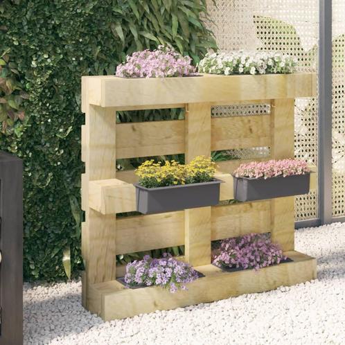 vidaXL Bloembakken voor europallets 12 st 36x13,5x9,5 cm PP, Tuin en Terras, Bloembakken en Plantenbakken, Minder dan 60 cm, Nieuw