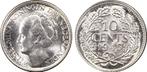 Koningin Wilhelmina 10 cent 1945 P, Postzegels en Munten, Munten | Nederland, Zilver, Losse munt, Verzenden