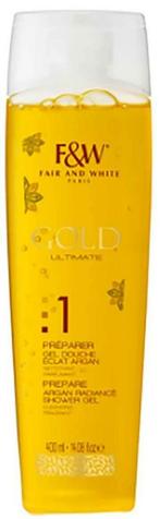 Fair & White Gold Ultimate Prepare Argan Shower Gel 400ml, Nieuw, Verzenden