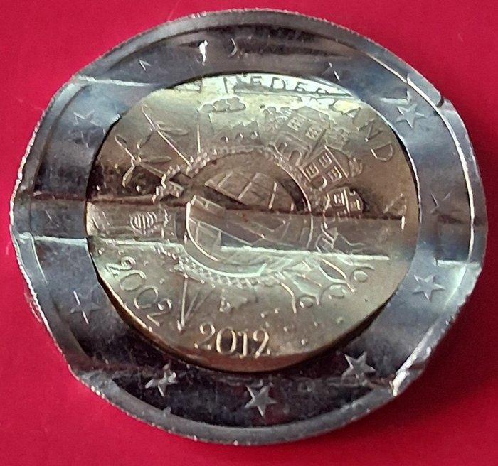 Nederland. 2 Euro 2012 10 jaar Euro - With cancellation, Postzegels en Munten, Munten | Europa | Euromunten