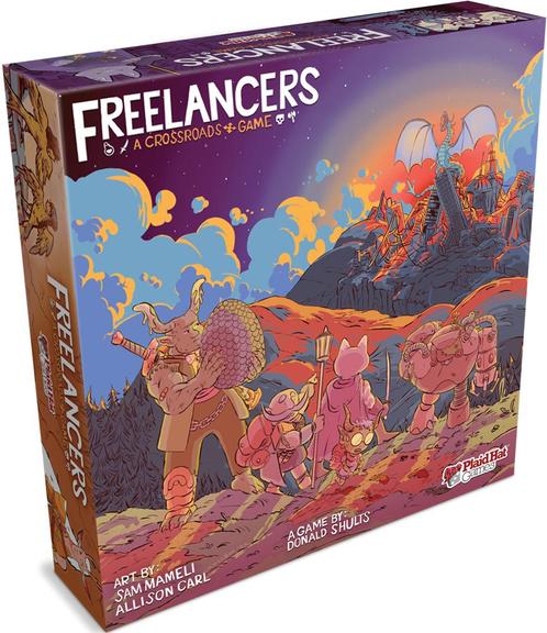 Freelancers a Crossroads Game | Plaid Hat Games -, Hobby en Vrije tijd, Gezelschapsspellen | Bordspellen, Nieuw, Verzenden