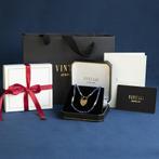 Vintage toermalijn collier met gouden sluiting 18 kt, Ophalen of Verzenden, Nieuw