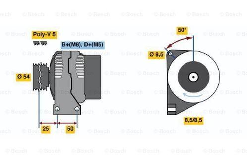 Dynamo / Alternator FIAT IDEA (1.4,1.4 LPG), Auto-onderdelen, Motor en Toebehoren, Nieuw, Ophalen of Verzenden