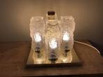 Egon Hillebrand - Plafondlamp - Glas - messing - Ice cube