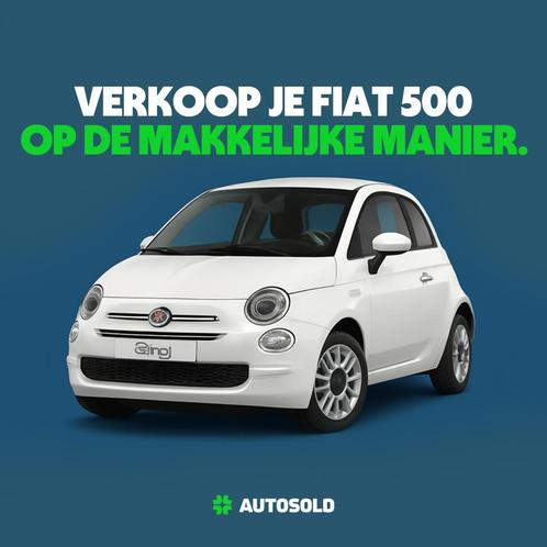 Verkoop je Fiat 500 makkelijk en snel, Auto's, Fiat, Origineel Nederlands, Handgeschakeld, Hatchback, Benzine, Wit, Gebruikt