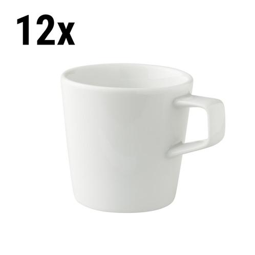 GGM Gastro | (12 stuks) WHITE DELIGHT - Koffiekopje - 25 cl, Huis en Inrichting, Keuken | Servies, Effen, Nieuw, Kop(pen) en/of Schotel(s)