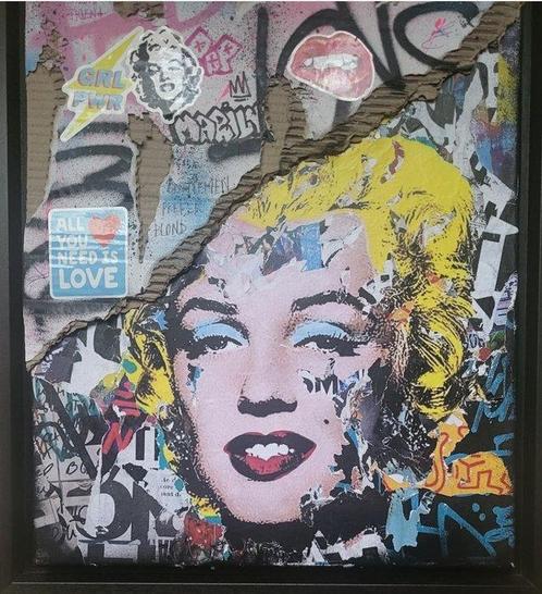 lasveguix (1986) - destroyed pop marilyn, Antiek en Kunst, Kunst | Schilderijen | Modern