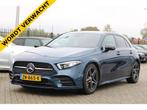A-Klasse 220 AUT7 AMG LINE NIGHT PAKKET SFEER CARPLAY, Auto's, Mercedes-Benz, Automaat, Gebruikt, Overige carrosserieën, Blauw