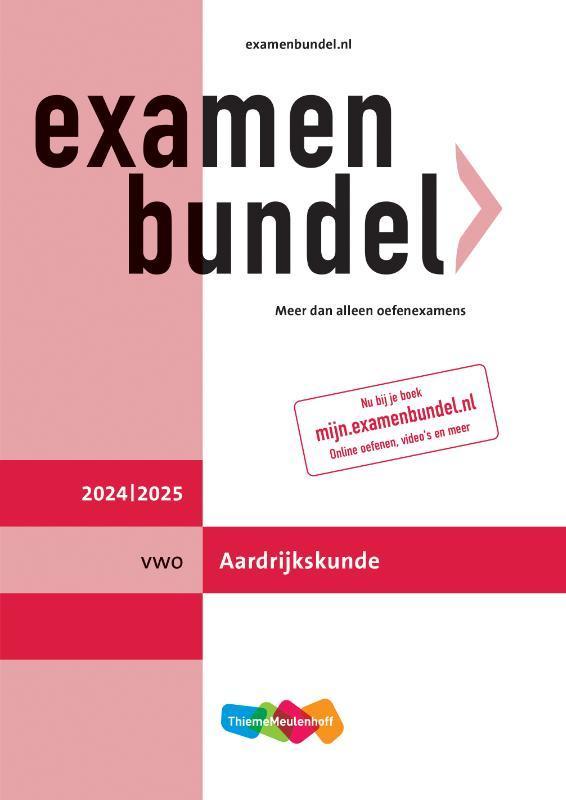 Examenbundel vwo Aardrijkskunde 20242025 9789006650648, Boeken, Studieboeken en Cursussen, Zo goed als nieuw, Verzenden