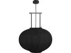Mica Decorations Pego - Hanglamp - H55 x Ø50 cm - Linnen -, Huis en Inrichting, Lampen | Hanglampen, Verzenden, Nieuw