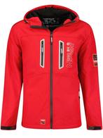 Geographical Norway Softshell Jas Heren Trevar Rood, Kleding | Heren, Jassen | Zomer, Nieuw, Verzenden, Rood