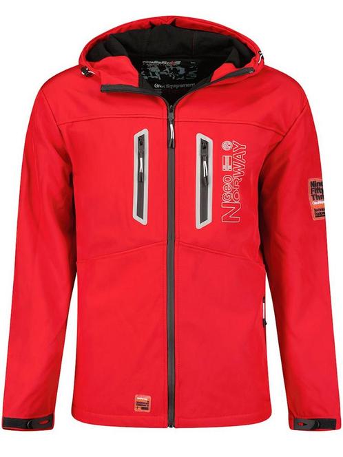 Geographical Norway Softshell Jas Heren Trevar Rood, Kleding | Heren, Jassen | Zomer, Rood, Nieuw, Verzenden