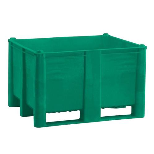 Kunststof Palletbox Groen 1200 x 1000 x 760 mm 3 sleden -, Doe-het-zelf en Verbouw, Hout en Planken, Nieuw, Verzenden