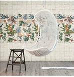 Wandtegel Arcadia White Sartoria Cifre Sand Wit Glans 13x13, Nieuw, Minder dan 20 cm, 10 m² of meer, Wandtegels